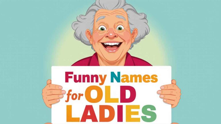 funny names for old ladies