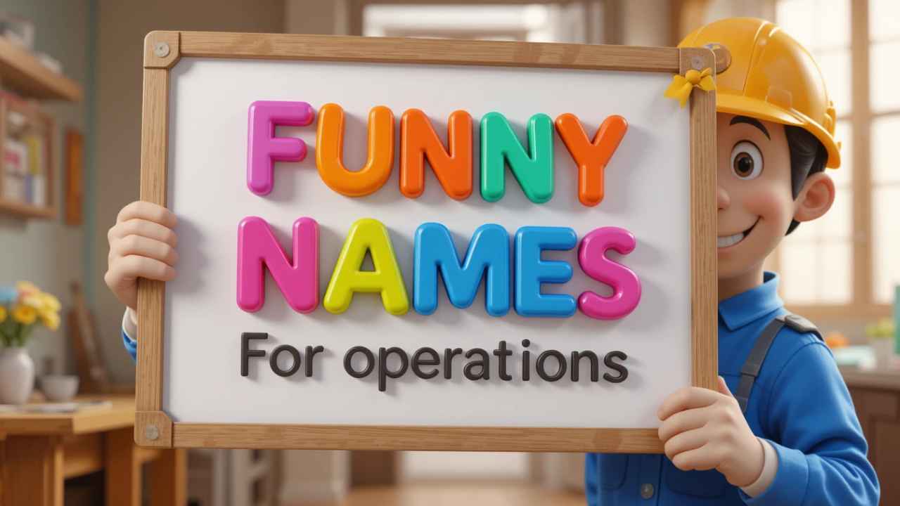 funny names for operations