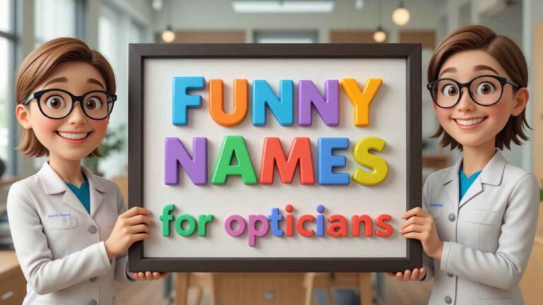 funny names for opticians