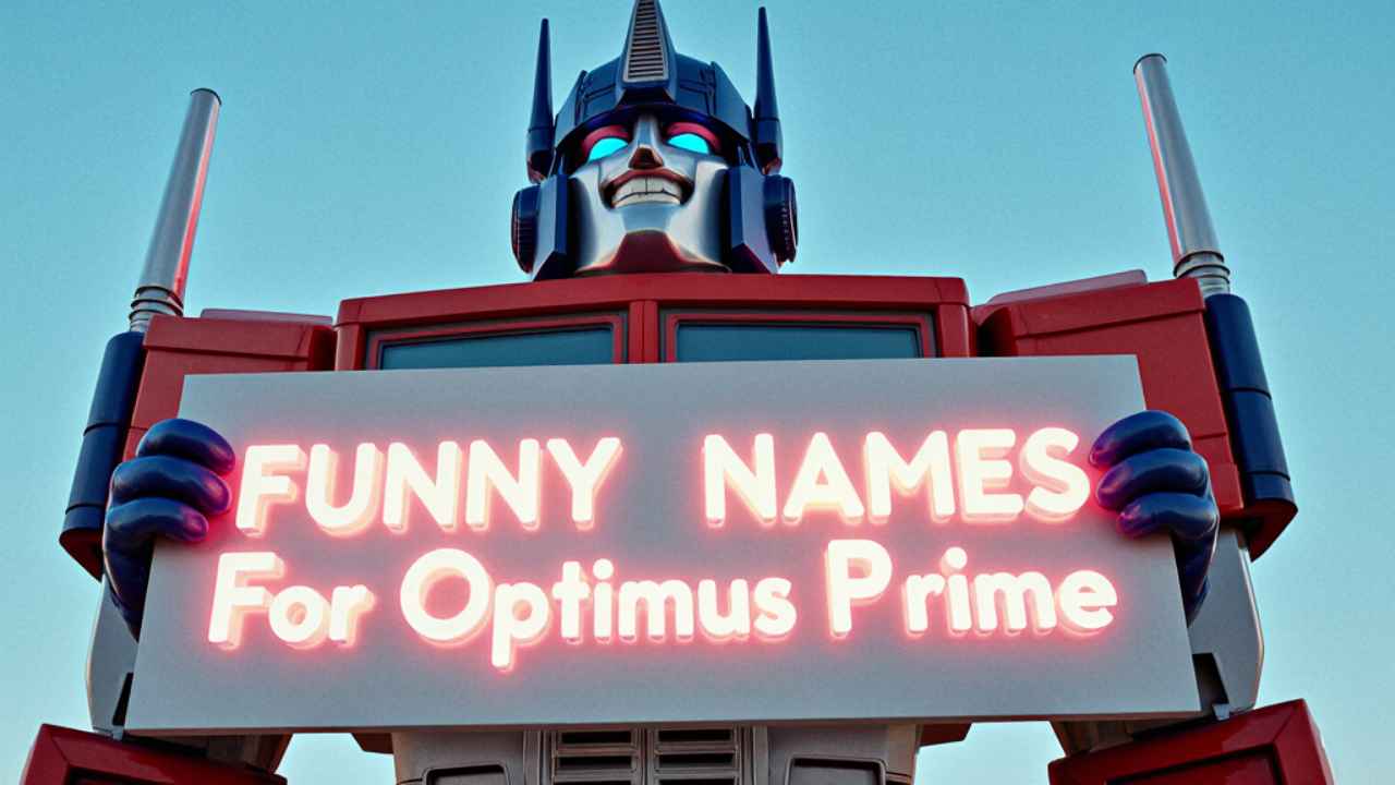 funny names for optimus prime
