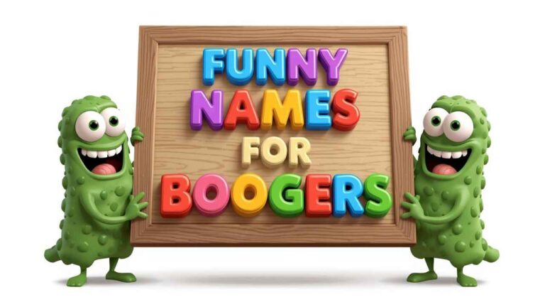 funny names for boogers