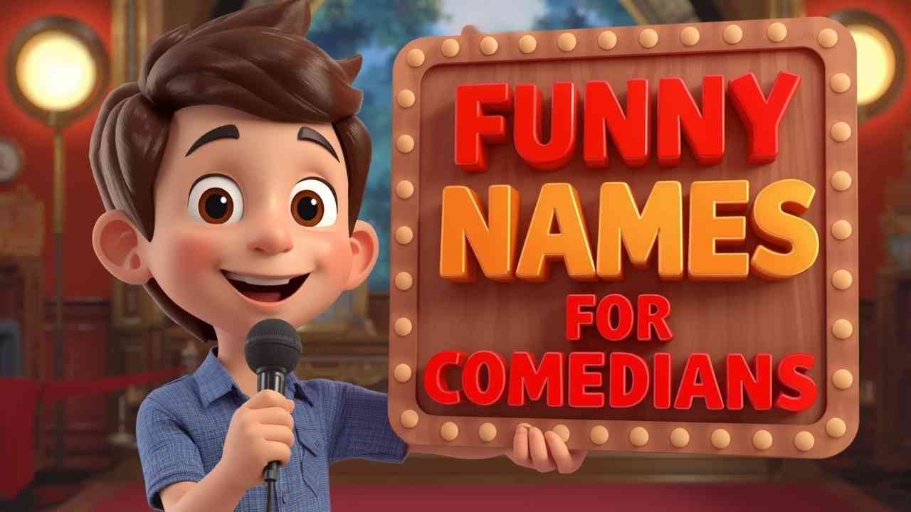 funny names for comedians