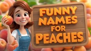 funny names for peaches