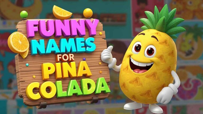 funny names for pina colada