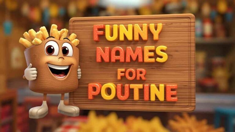funny names for poutine