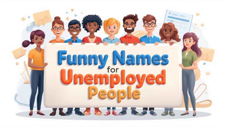 funny names for unemployed people