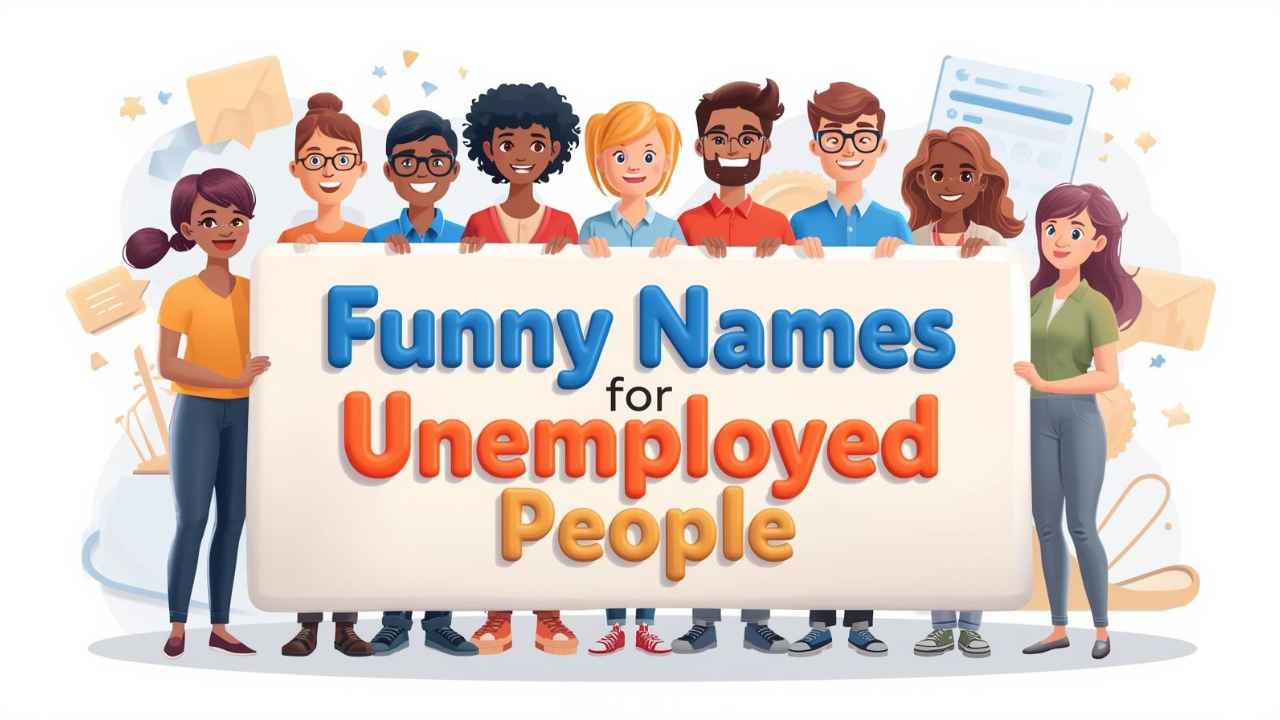 funny names for unemployed people