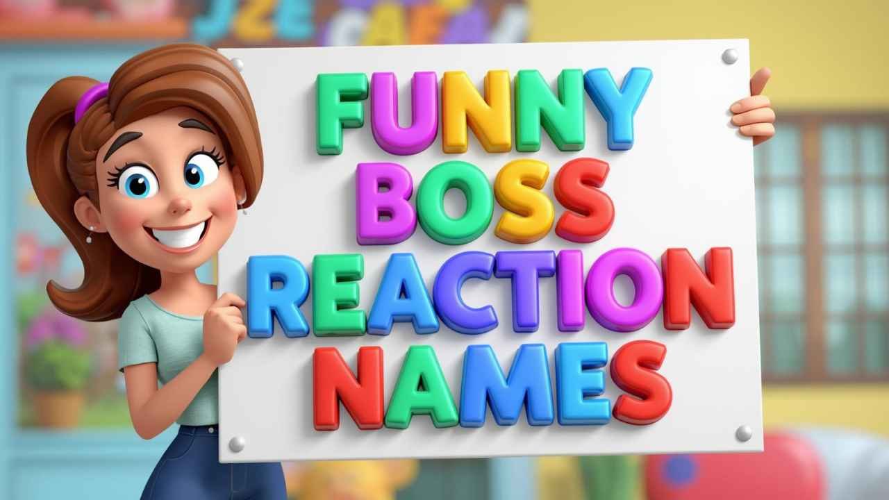 funny boss reaction names