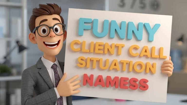 200+ Funny & Creative Client Call Situation Names - namesstride.com