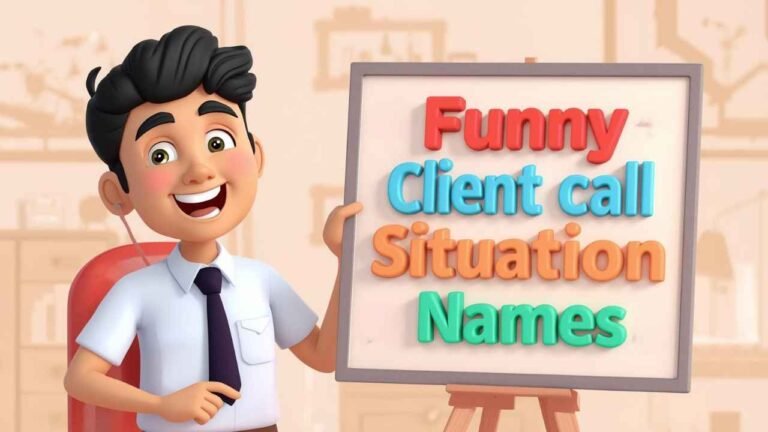 funny client call situation names