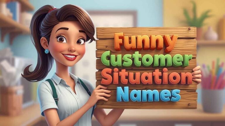 funny customer situation names