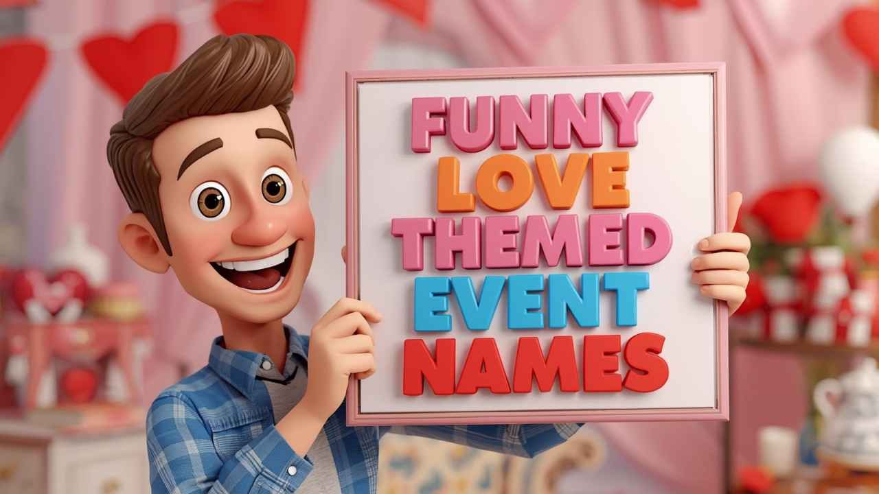 funny love themed event names