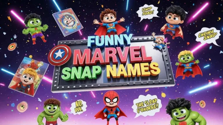 funny marvel snap names