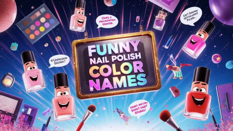 funny nail polish color names
