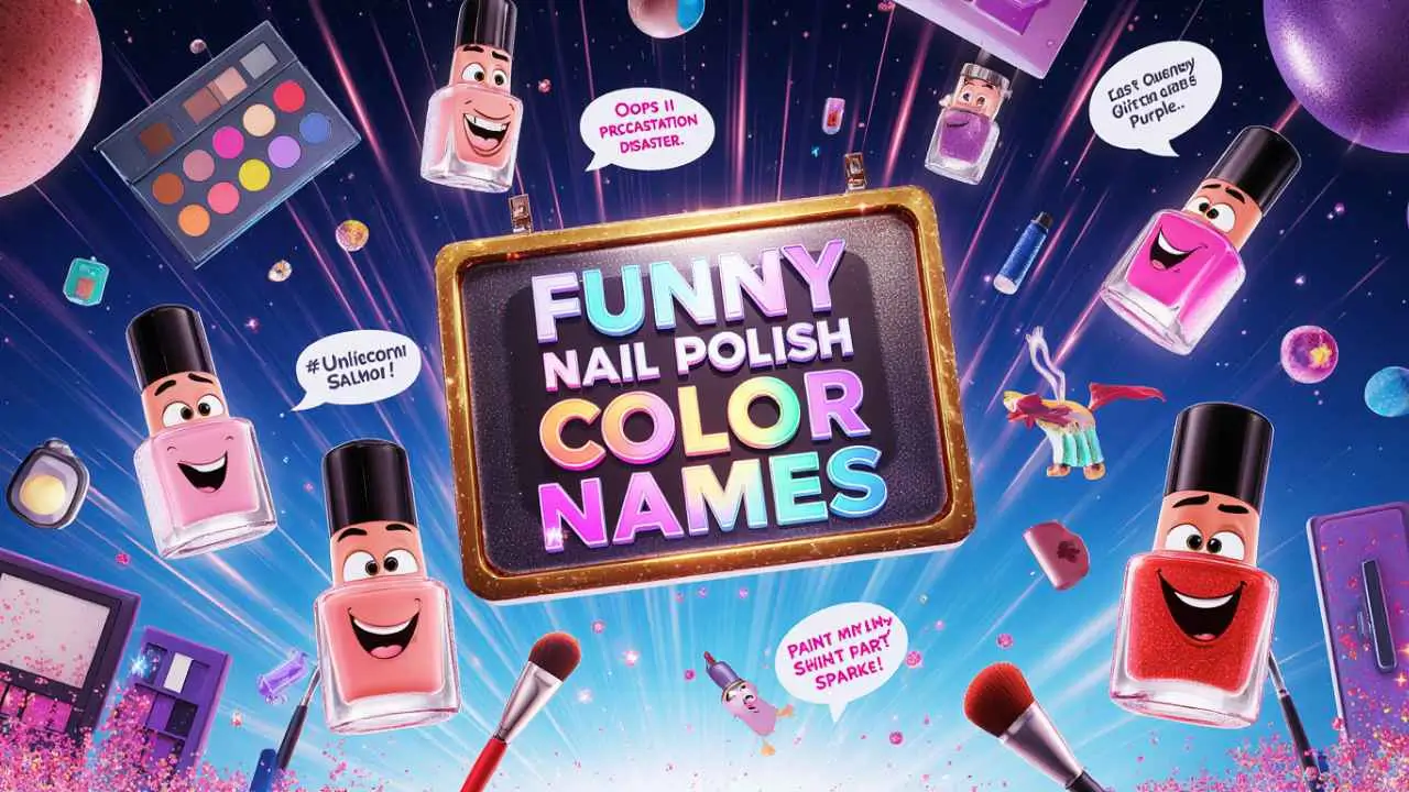 funny nail polish color names