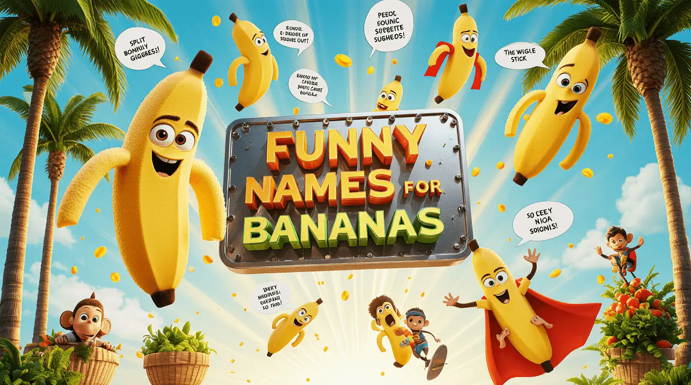 funny names for bananas