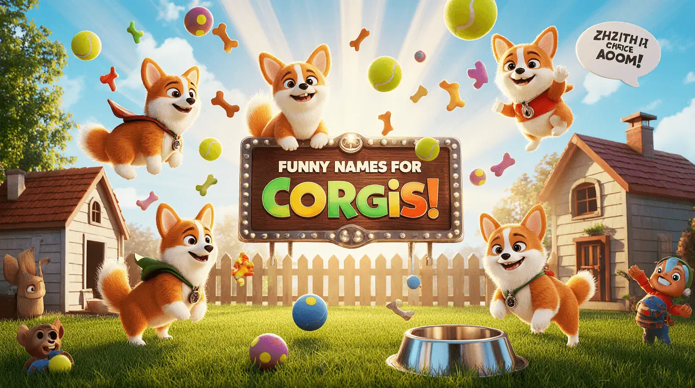 funny names for corgis