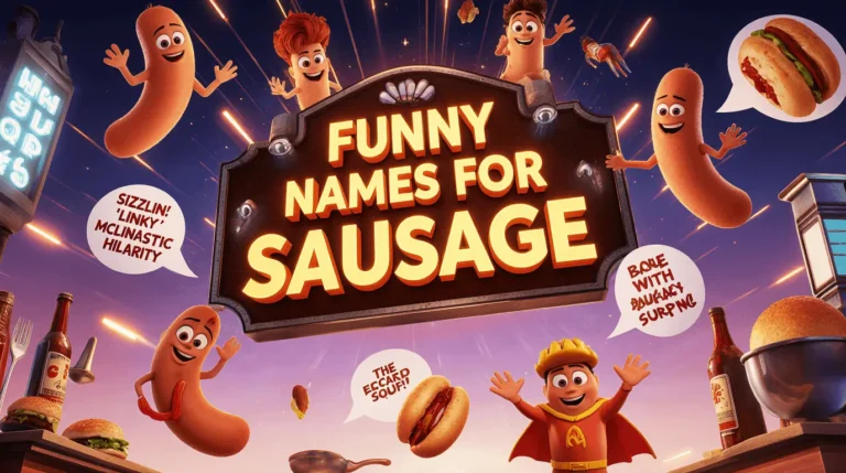 funny names for sausage