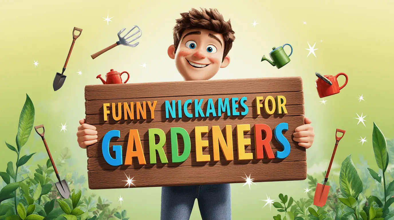 funny nicknames for gardeners