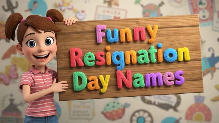funny resignation day names