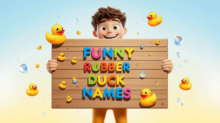 funny rubber duck names