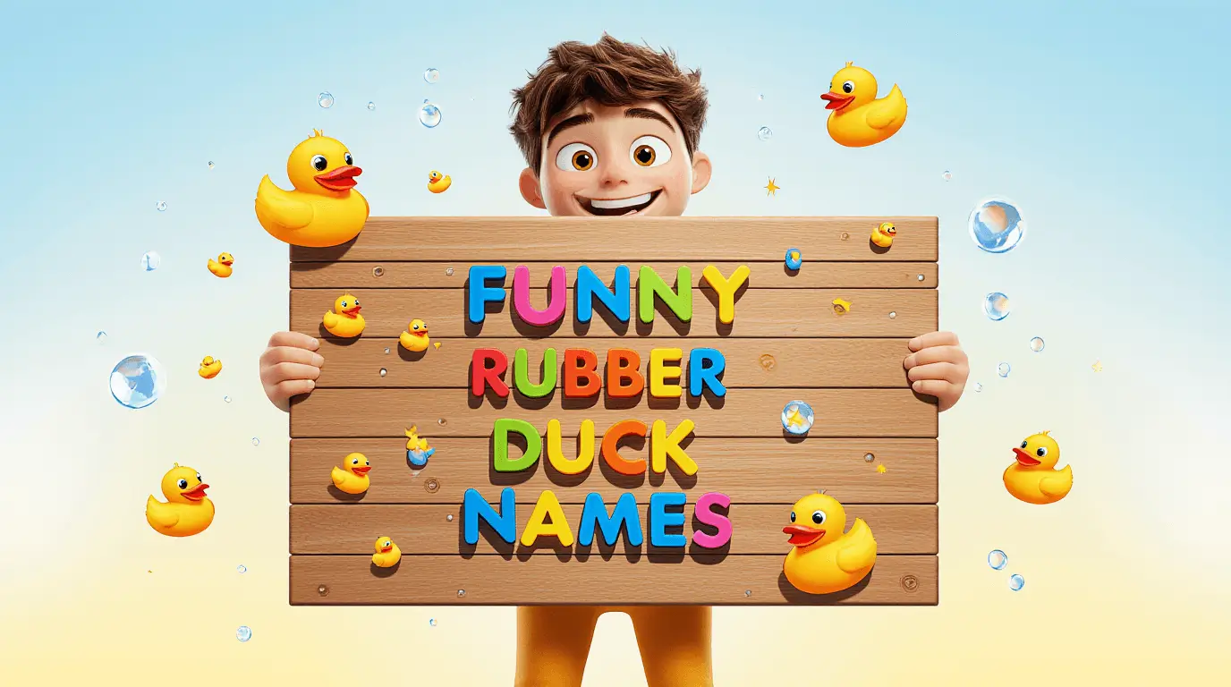funny rubber duck names