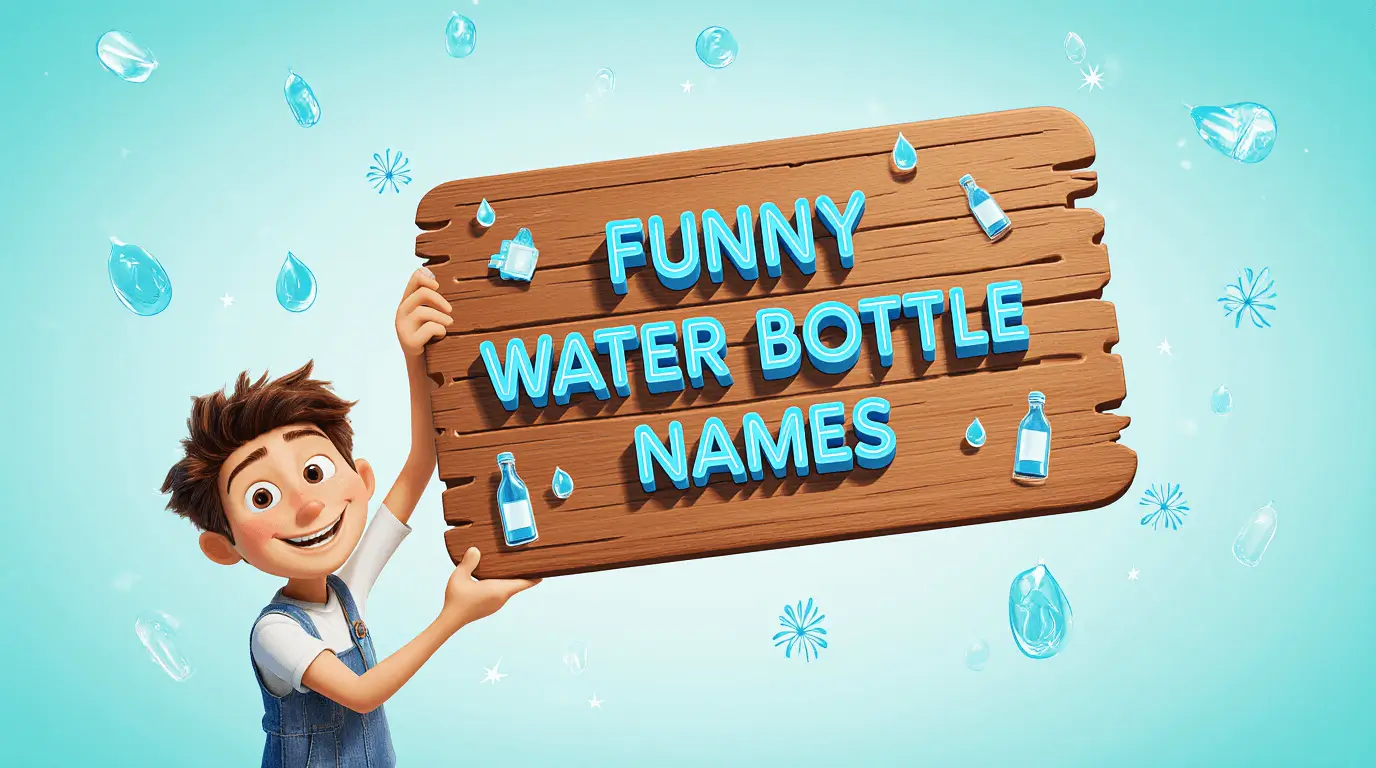 funny water bottle names