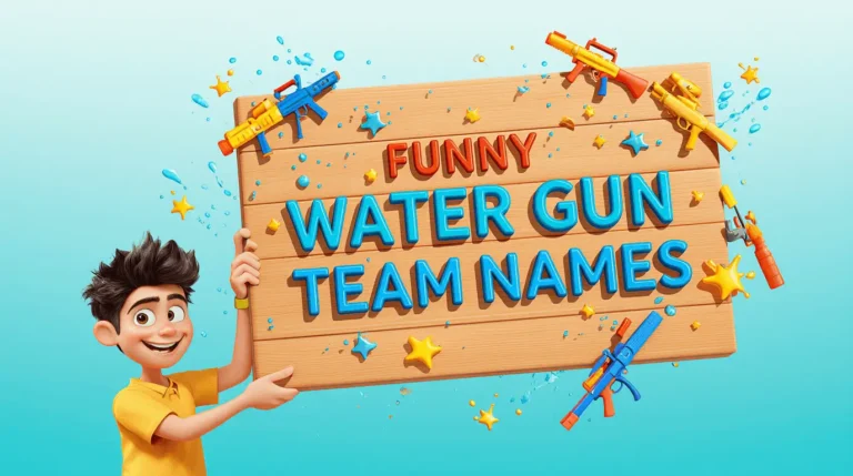 funny water gun team names