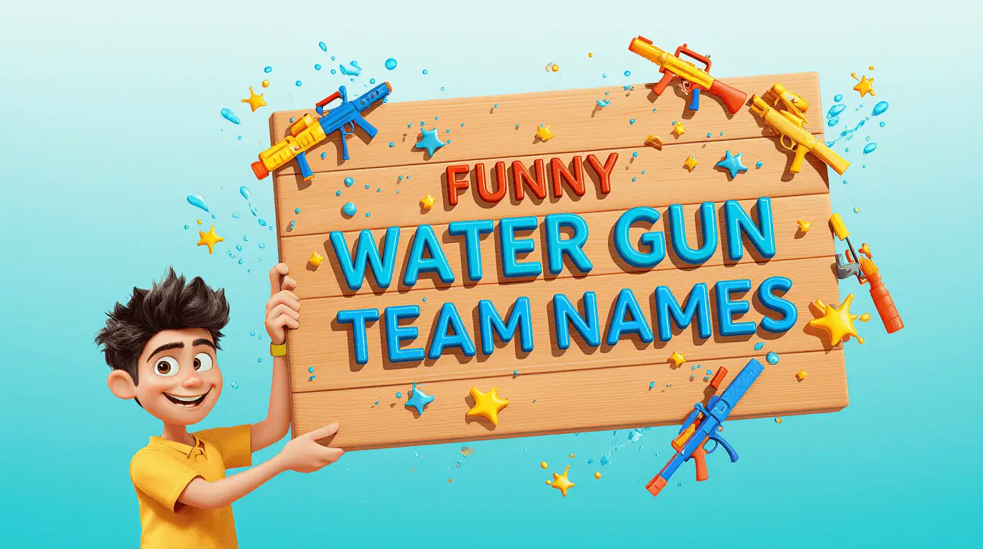 funny water gun team names