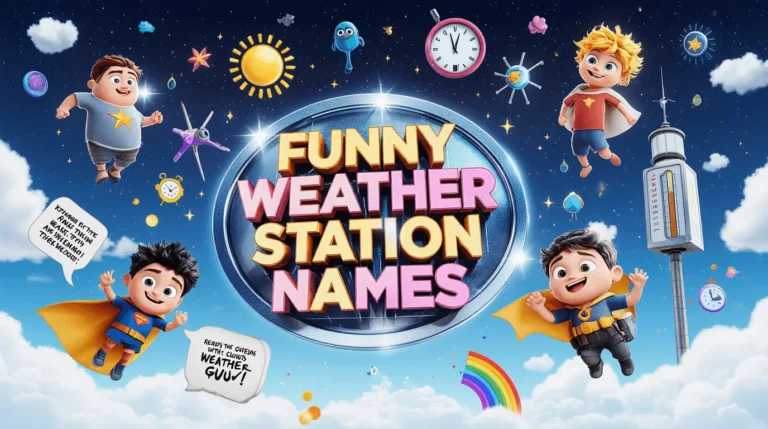funny weather station names