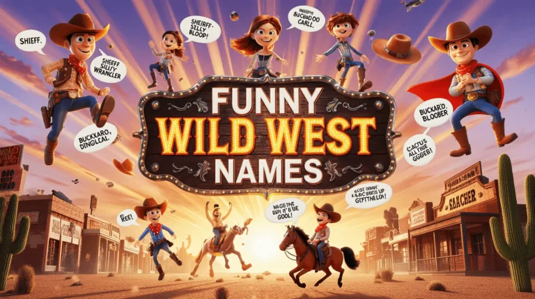 funny wild west names
