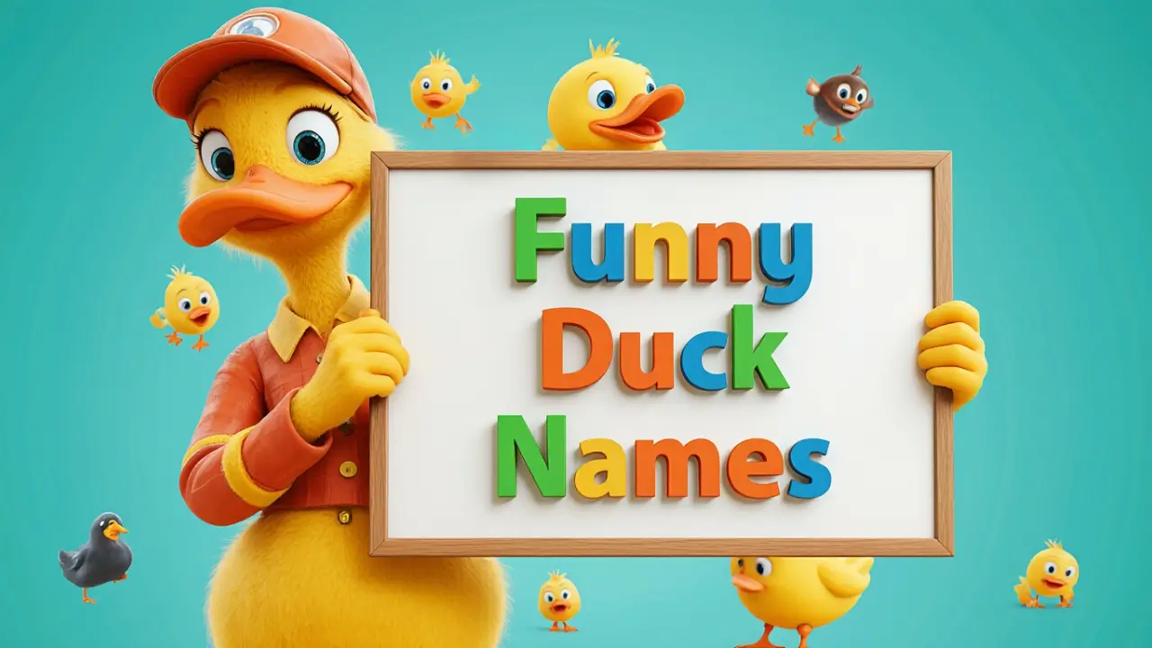 funny duck names