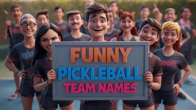 funny pickleball team names