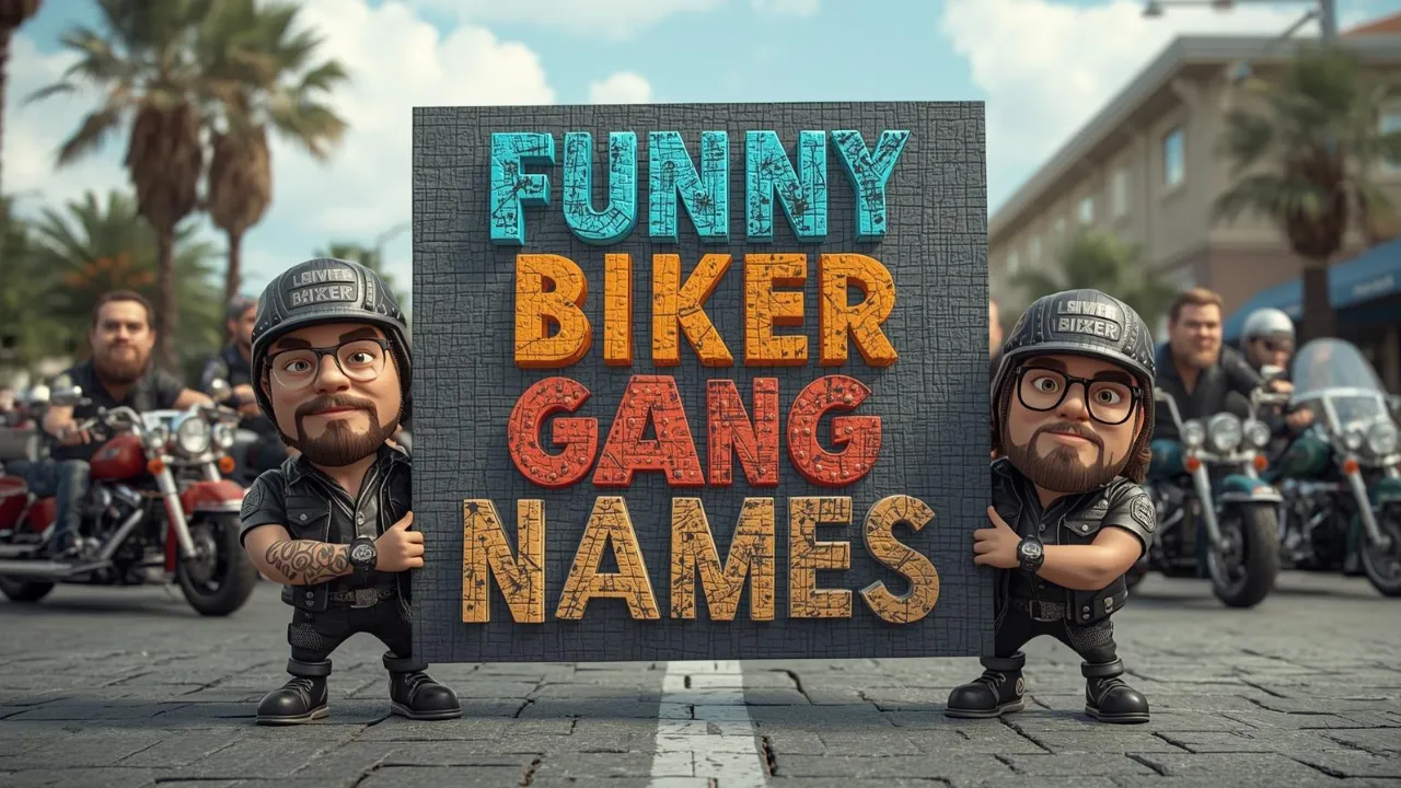 funny biker gang names