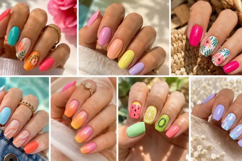 Summer Colorful Nails That Make Every Warm Weather Look Feel Brighter