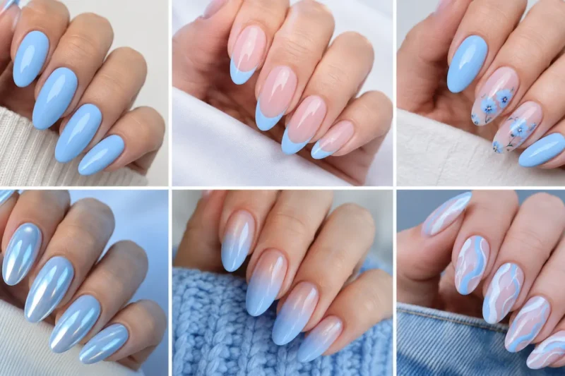 Light Blue Nails That Make Every Manicure Feel Fresh and Distinctive